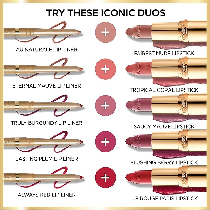L’Oréal Paris Colour Riche Original Creamy, Hydrating Satin Lipstick with Argan Oil and Vitamin E, Ginger Spice , 1 Count