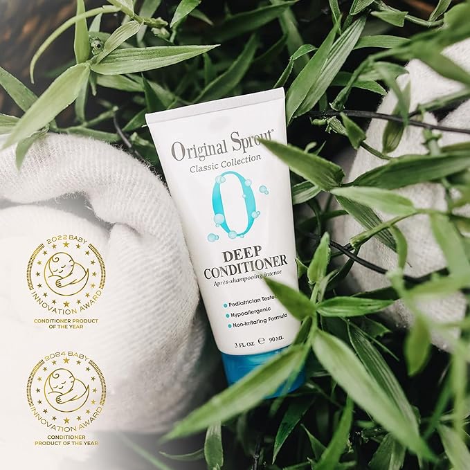 Original Sprout Deep Conditioner for All Hair Types, Vegan Conditioner, Travel Size 3 oz. Bottle