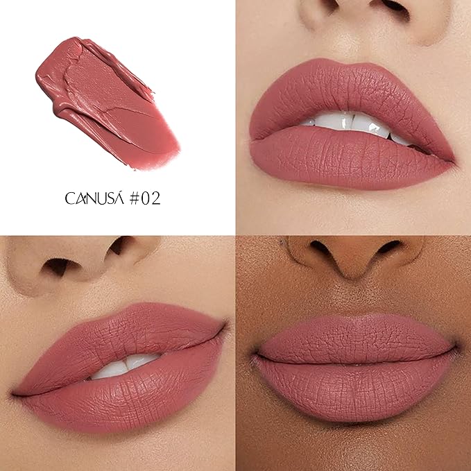 Matte Lipstick, Infallible Matte Resistance, Long Lasting, High Coverage, High Impact Lipcolour with Moisturising Creamy Formula (A SET, ONE SIZE)