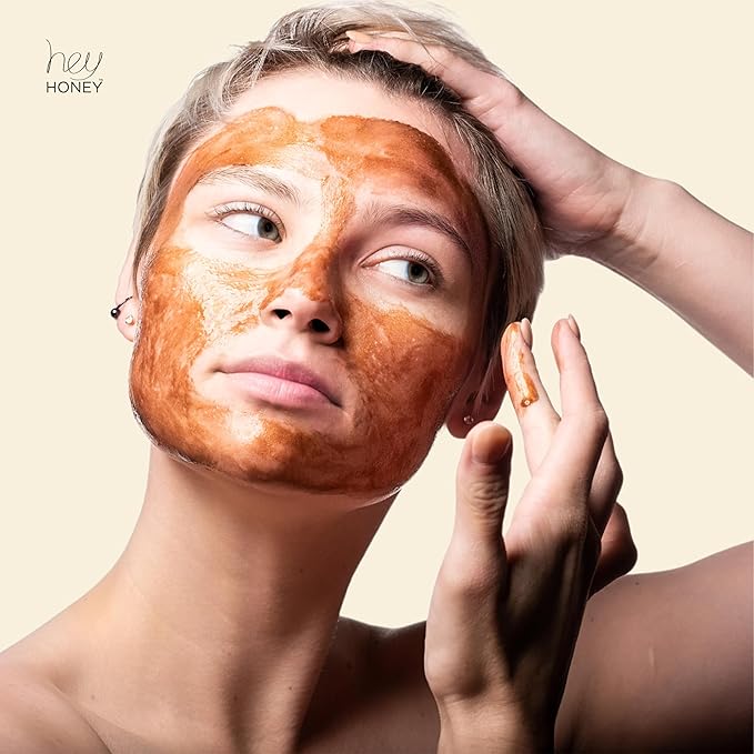Hey Honey Skincare Copper Peel Off Face Mask with Honey, Propolis & Aloe | Hydrating & Exfoliating Facial Mask for Glowing Skin, Pore Cleansing & Anti-Aging Facial for Dull, Tired Skin 2.2 oz.