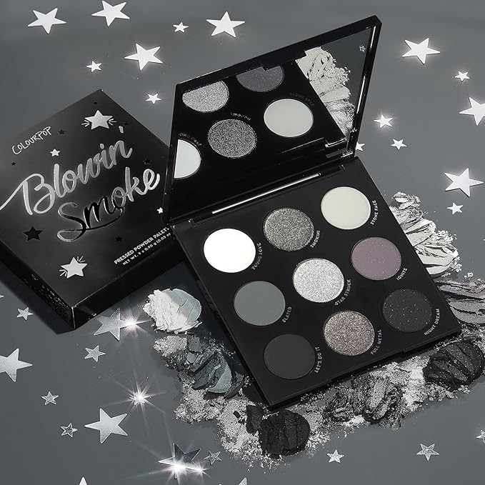 ColourPop Blowin' Smoke Eyeshadow Palette - Silver & Smokey