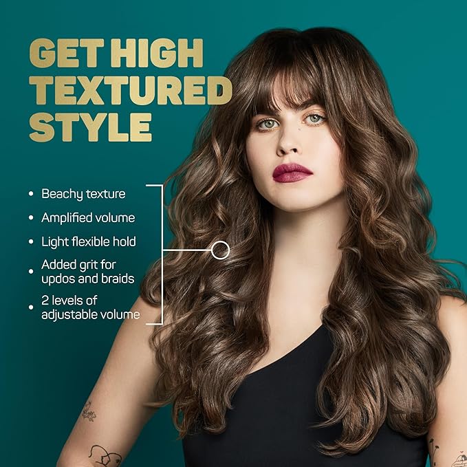 Marc Anthony Texture Hair Spray for Women & Men, Style Flex 2-in-1 Adjustable Texture Hairspray - Low to Extra Hold Styling Spray for Soft, Defined, Thicker & Fuller-Looking Hair Style, 7 oz