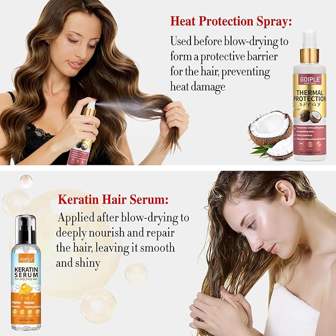 21Pcs Professional Hair Dryer Kit - Ionic, Lightweight, Low Noise, Constant Temperature, 1800W Blow Dryer for Women and Men - Includes Hair Dryer, Nozzles, and Accessories Set
