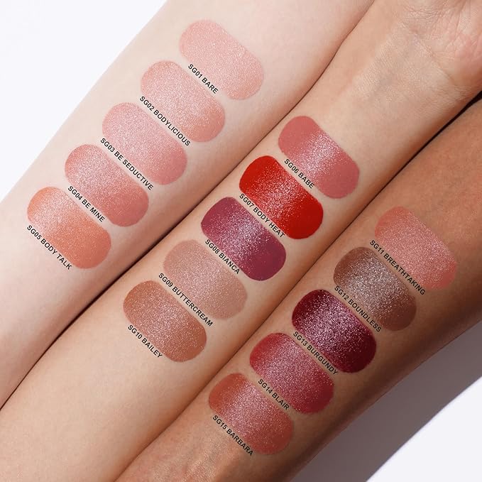 Oulac Nude Lipsticks for Women, Pink Matte Lip Stick, Full Coverage Lip Color, Satin Matte Finish, Cream Texture, Hydrating, Infused with Hyaluronic Acid, Vegan & Clean Beauty 4g SG03 Be Seductive