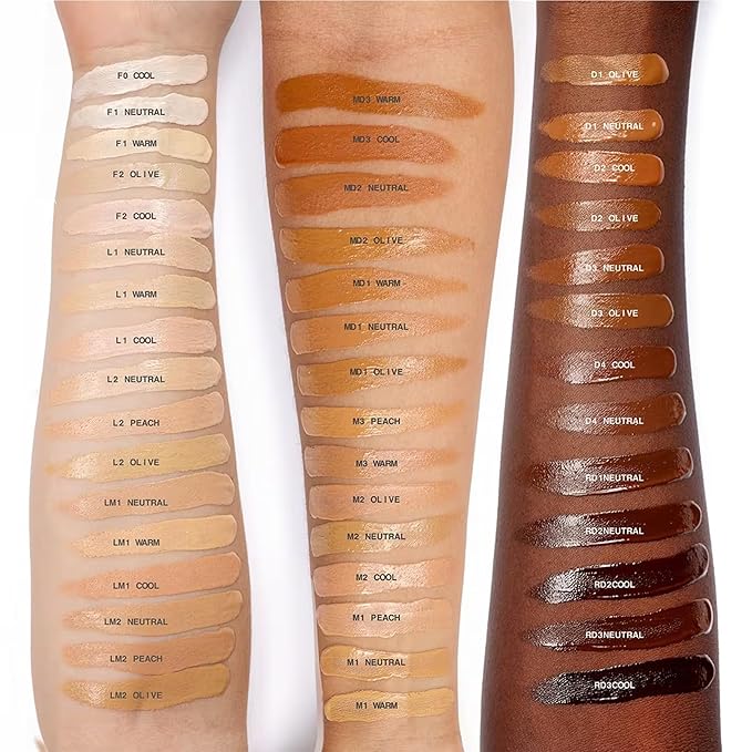 about-face THE PERFORMER Skin-Focused Foundation M2Cool – Medium Coverage, Long-Wear, Breathable & Buildable Base – Clean, Vegan, Hydrating Formula with Blue Agave & Chlorella – 1.08oz