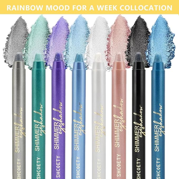 Purple Eyeshadow Stick, Highlighter Eye Liner,Eye Brightener Stick, Shimmer Creamy eyeshadow, Waterproof Eyeshadow Pencil Long Lasting Eye Shadow Makeup.#3 purple shimmer