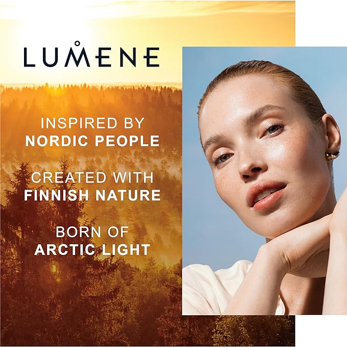 Lumene Color Correcting CC Cream - Lightweight Foundation - Medium Coverage - Redness Reducing Face Makeup for Glowing Complexion - Vegan Formula + Suitable for All Skin Types - Deep Tan (1 fl oz)