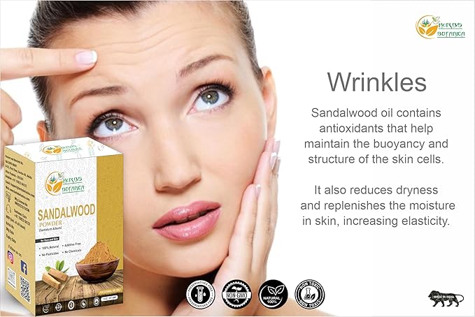 Chandan Sandalwood Powder Natural 227gm / 8 oz For Skin, Face Pack, Face Mask, Worship Tilak, Auspicious Occasions 100% Natural, Soothing, Cleansing, Wrinkles