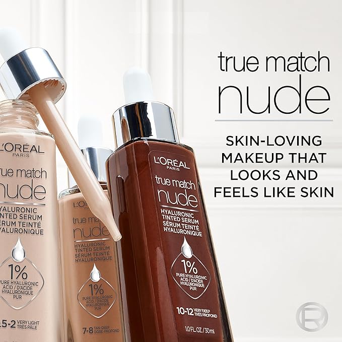L'Oreal Paris True Match Nude Hyaluronic Foundation - Cool Deep 7.5-8.5