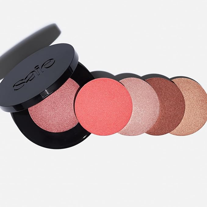 Saie Glow Sculpt Multi-Use Highlighter + Cream Blush Refill - Lightweight with Hyaluronic Acid + Micropearl for Radiant, Glowing Skin - Pinkglow (.02 oz)
