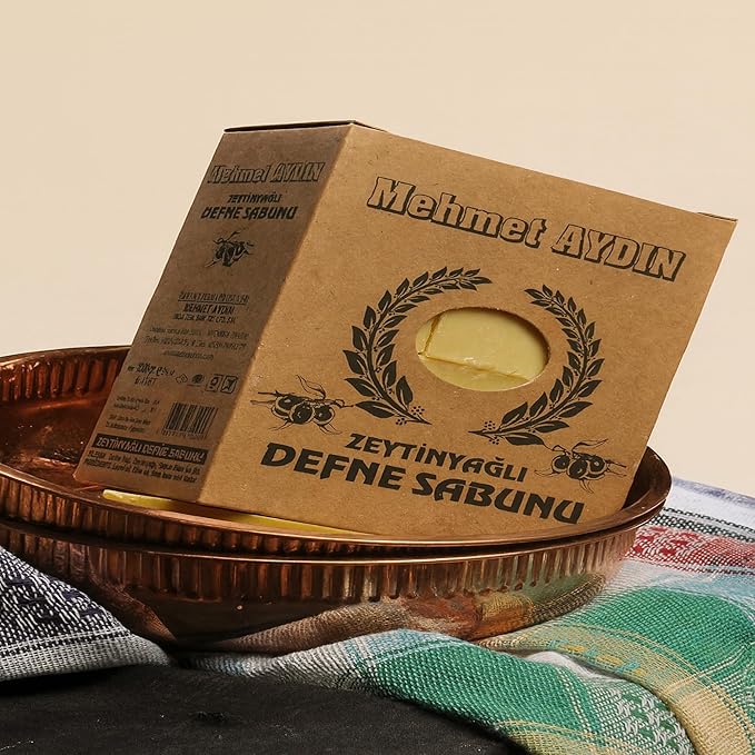 Olive Oil Soap Bar - Include Laurel oil 100% Pure Natural & Artisan Crafted Quality, Organic and Vegan. Full Body Soap for Women and Men. 6 Pack (35.3 oz) Y