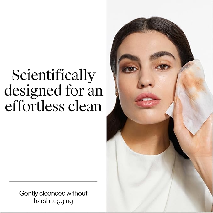 Neutrogena Day & Night Facial Cleansing Wipes, Makeup Remover Face Cleansing Towelettes & Night Calming Facial Cloths, 100% Plant Based Fibers Wipe Away Dirt & Oil, (3 Packs of 25)