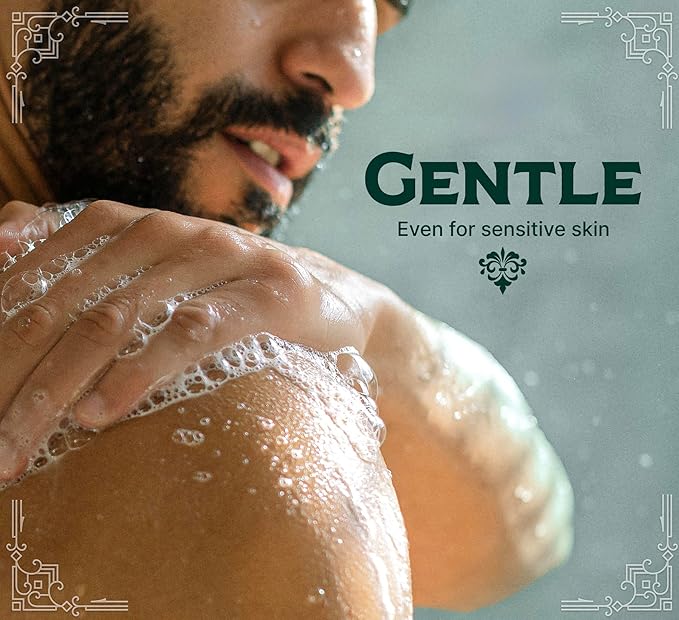 Carolina Castile Soap Gin & Juniper Scented – Certified Organic Base, High Olive Oil Content, Non-Drying, Made with Organic Oils, Concentrated Body Wash for Men (Gin & Juniper, 1 Gallon)