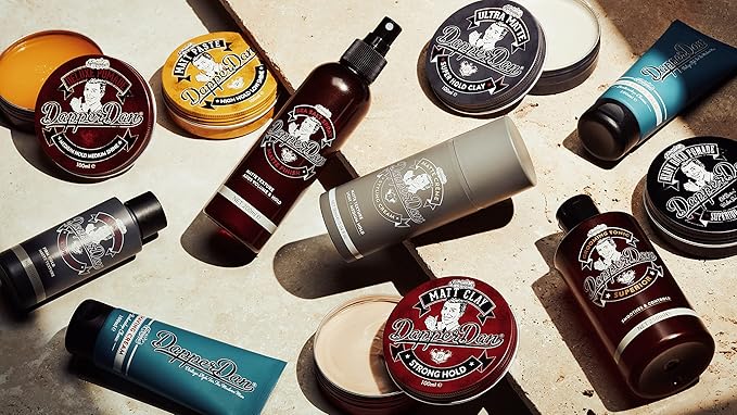 Heavy Hold Pomade By Dapper Dan, Superior Hold, Petrolatum Free, No Build Up, Liquorice & Vanilla Fragrance 100ml