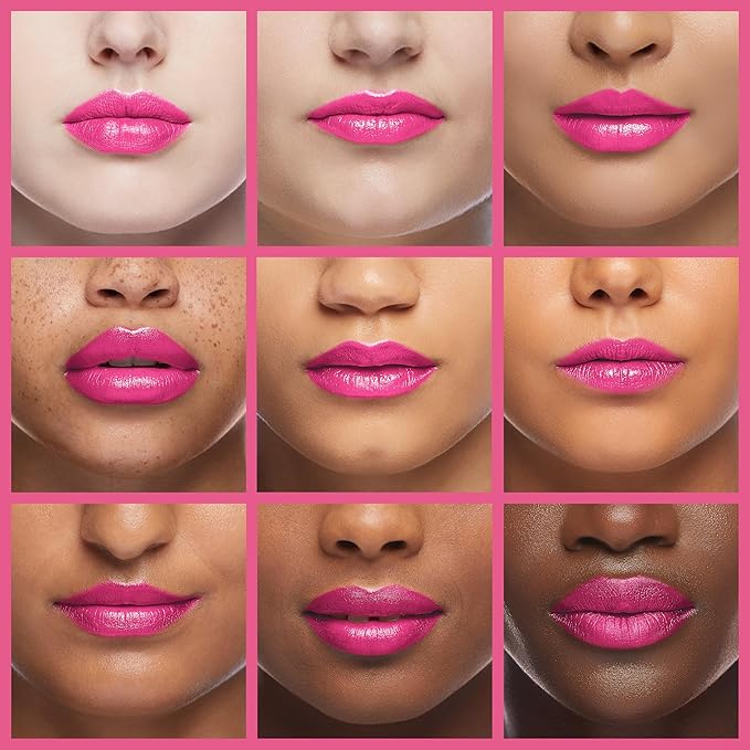 L’Paige L53 – FROSTED AMETHYST Designer Lipstick | Aloe Vera-Based, Long-Lasting, Moisturizing | Cool Berry Pink with Frosted Amethyst Sheen