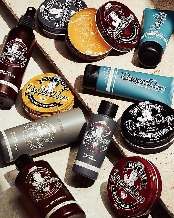 Heavy Hold Pomade By Dapper Dan, Superior Hold, Petrolatum Free, No Build Up, Liquorice & Vanilla Fragrance 100ml