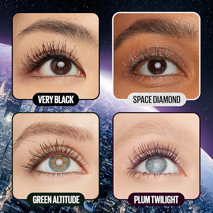 Maybelline Lash Sensational Sky High Waterproof Mascara Makeup, Volumizing, Lengthening, Defining, Curling, Multiplying, Buildable Formula, Very Black, 1 Count
