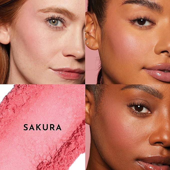 LAWLESS Make Me Blush Talc Free Velvet Blush, Sakura, Pink, 0.18 Ounce