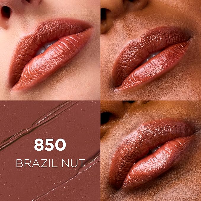 L’Oréal Paris Colour Riche Original Creamy, Hydrating Satin Lipstick with Argan Oil and Vitamin E, Brazil Nut , 1 Count