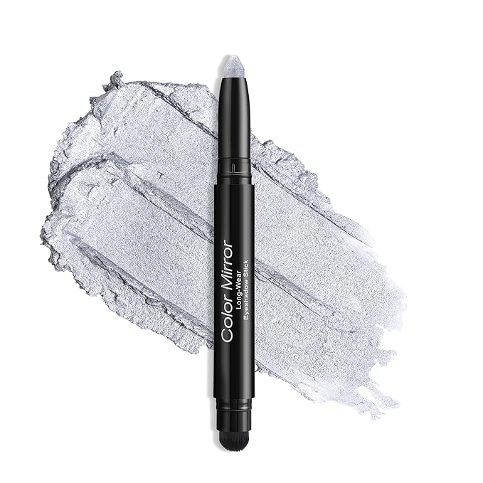 Longwear Cream Eye Shadow Sticks(21 Star Shimmer), Smudge-Proof, Waterproof Eyeshadow,Silky Formula Glitter With Makeup Brush,Silk Eyeshadow Stick