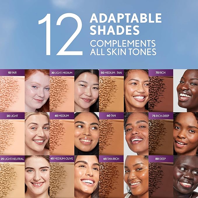 Covergirl Simply Ageless Skin Perfector Essence Foundation, 70 Rich, Tinted Skincare Makeup Hybrid, Sheer Tint, Radiant Finish, Glowy Finish, Vegan Formula, 1.0oz