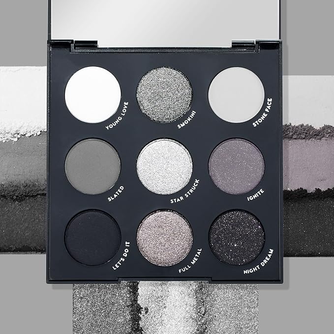 ColourPop Blowin' Smoke Eyeshadow Palette - Silver & Smokey