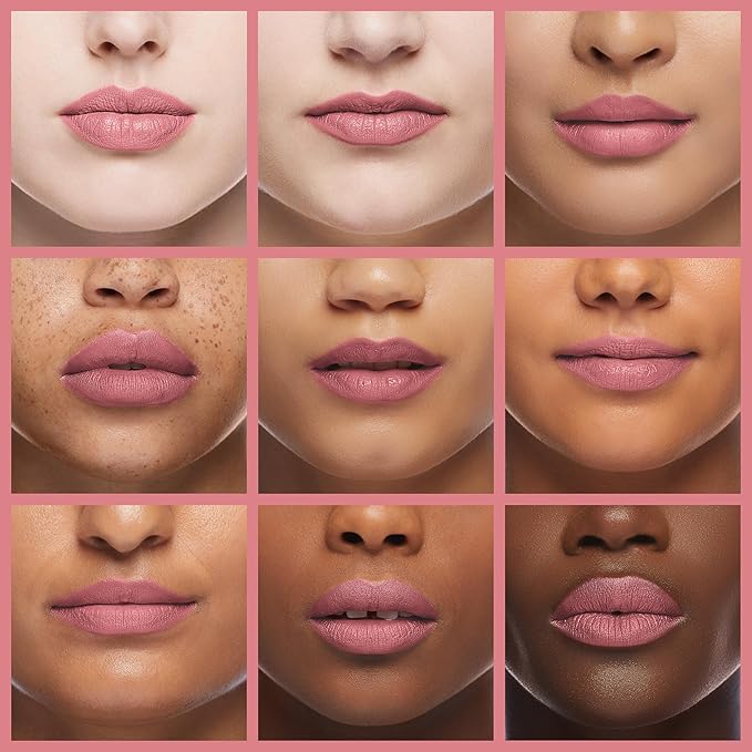 3PCS Matte Nude Lipstick Set Velvet Lip Gloss Non-Fading Non-Sticky Cup Nude Lipstick Matte Lip Stain Long Lasting Waterproof Lipstick for Women Girls Daily Lip Makeup - Set D