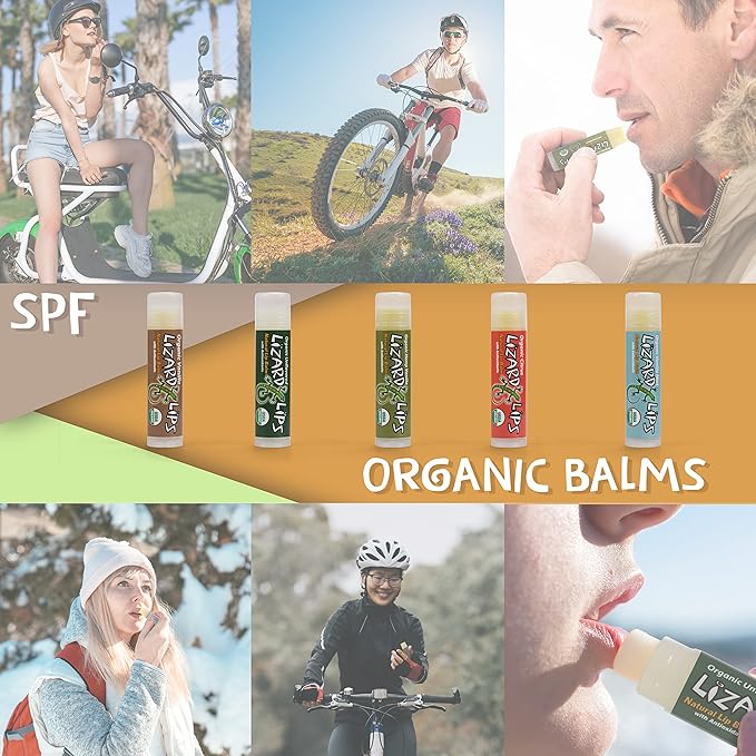 Lizard Lips SPF 22 Lip Balm - Original Vanilla 4 Pack (4)