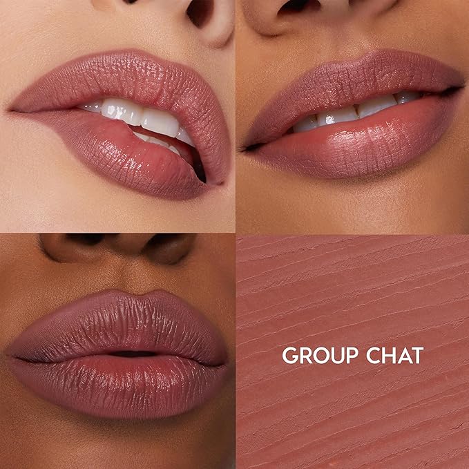 ColourPop So Juicy Plumping Lip Liner with Peptides - Long Lasting Lip Liner for Visibly Plumped & Shaped Lips - Enriched with Smoothing Ceramides & Peppermint - Group Chat (0.01 oz)