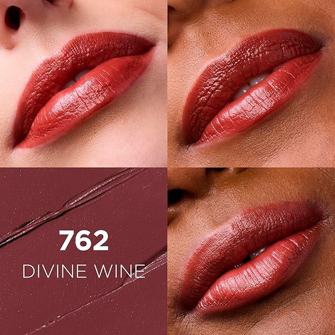 L’Oréal Paris Colour Riche Original Creamy, Hydrating Satin Lipstick with Argan Oil and Vitamin E, Divine Wine , 1 Count