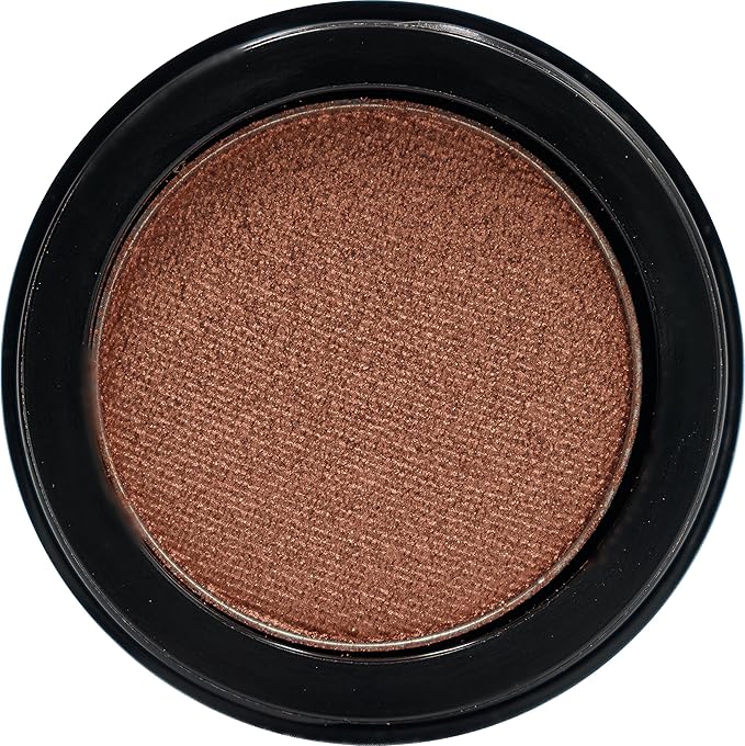 Warm Peach Pink Copper Kettle Red Shimmering Metallic Pressed Powder Single Vegan Eyeshadow; Talc, Paraben & Cruelty Free