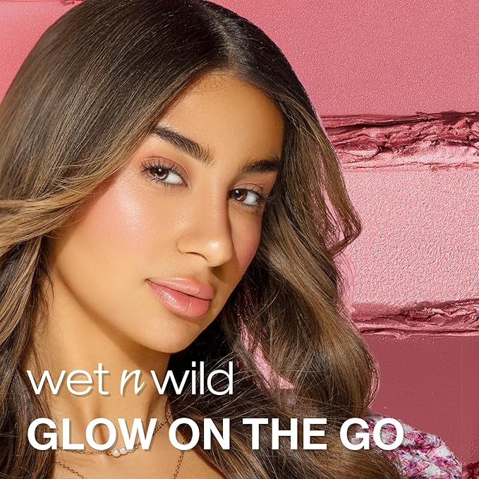 wet n wild MegaGlo Makeup Stick, Buildable Color, Versatile Use, Cruelty-Free & Vegan - Say It Ain't Rose
