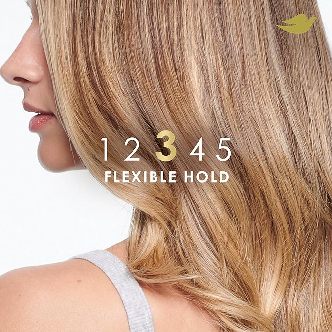 Dove Flexible Hold Hairspray 6 ct Protect Micro-Mist for Long-lasting Hold, Protection Against Humidity All-day Flexible Hold for 24H Frizz Control 5.5 oz