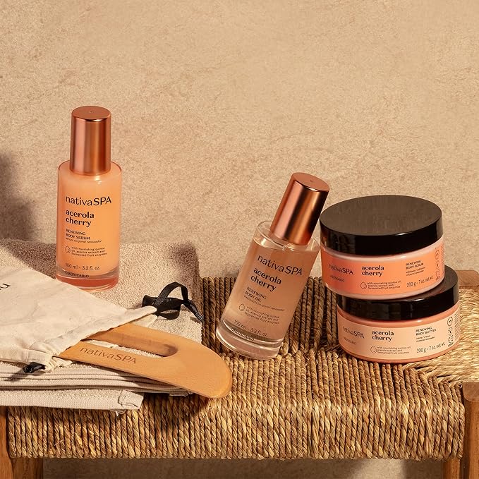 Nativa SPA Acerola Cherry Radiant Ritual Set, The Ultimate Skin-Caring Gift of Radiance
