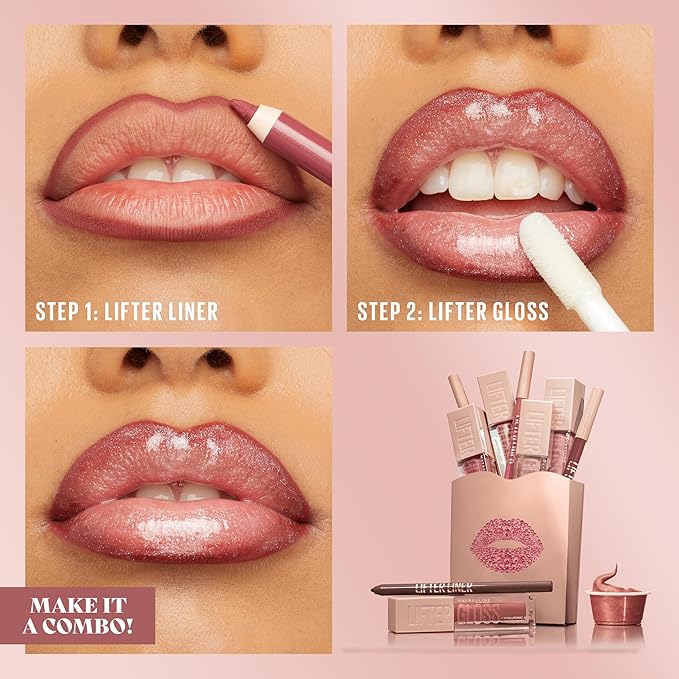 Maybelline Lifter Liner Lip Liner Pencil with Hyaluronic Acid, Big Lift, 1 Count