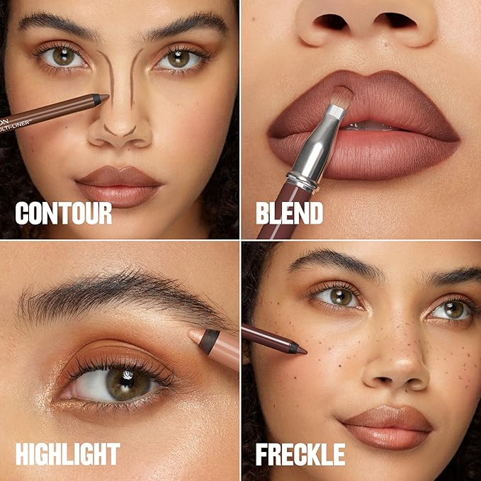 Revlon ColorStay Multi-Liner, Creamy Formula, Multiuse For Lips, Eyes & Face, Precision Brush for Easy Blending, 006 Dynamic Doer