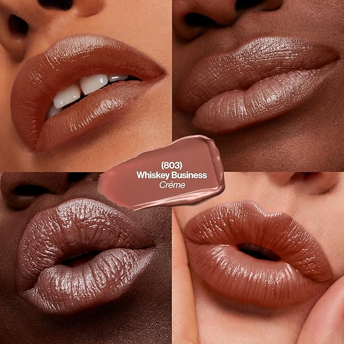 Revlon Super Lustrous Lipstick, Creamy Formula For Soft, Fuller-Looking Lips, Moisturized Feel, 803 Whiskey Business, 0.15 oz