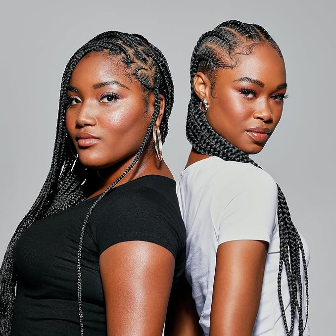 KISS COLORS & CARE Braid Gel Maximum Hold, 6 oz -Nourishing, Adds Shine, Moisture Boosting, Lasting Hold, For All Hair Types, Style and Stregthen, For Protective Styles