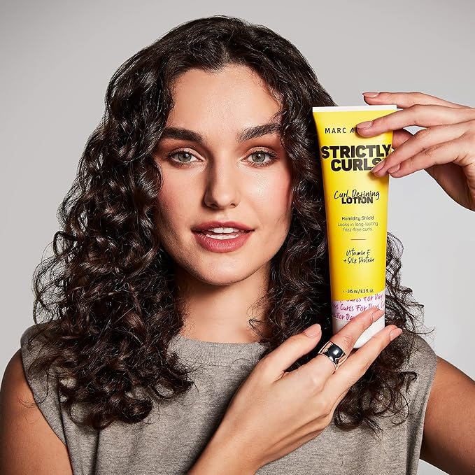 Marc Anthony Strictly Curls Curl Defining Styling Lotion, 8.3 Ounce Tube with Silk Protein and Vitamin E for Curl Definition