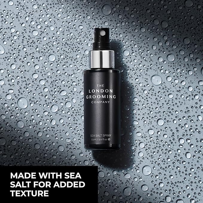 Hair Styling Agent, Sea Salt Spray for Men - 2.0 Fl Oz (60ml), Firm Hold, Matte Finish, Volumizing, Texturizing, Beach Look