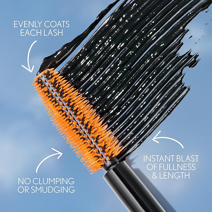 COVERGIRL Lash Blast Volume Mascara, Long-Wearing, Smudge-Proof, Cruelty Free - Black Brown (Pack of 2)