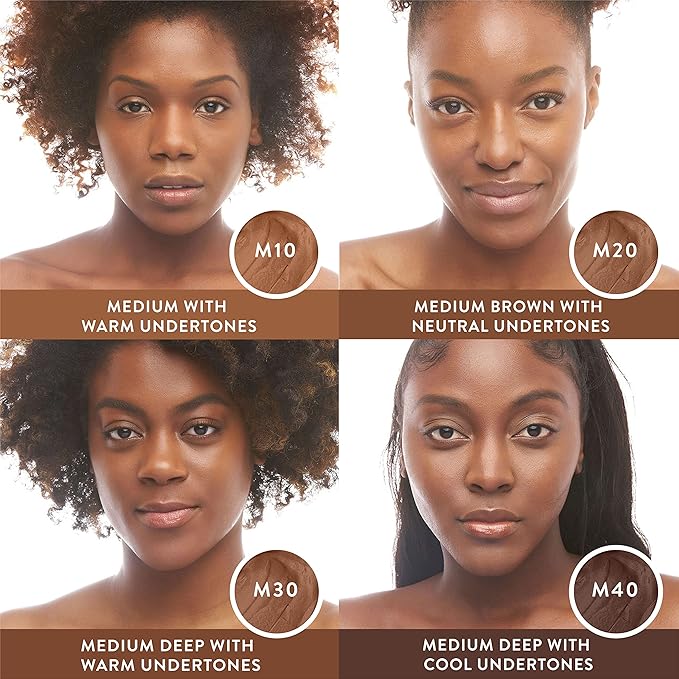 Mented Cosmetics Stick Foundation Make Up, Concealer & Contour Stick for Dark Skin, Cream Foundation for Black Women Makeup, Vegan and Cruelty Free, D40