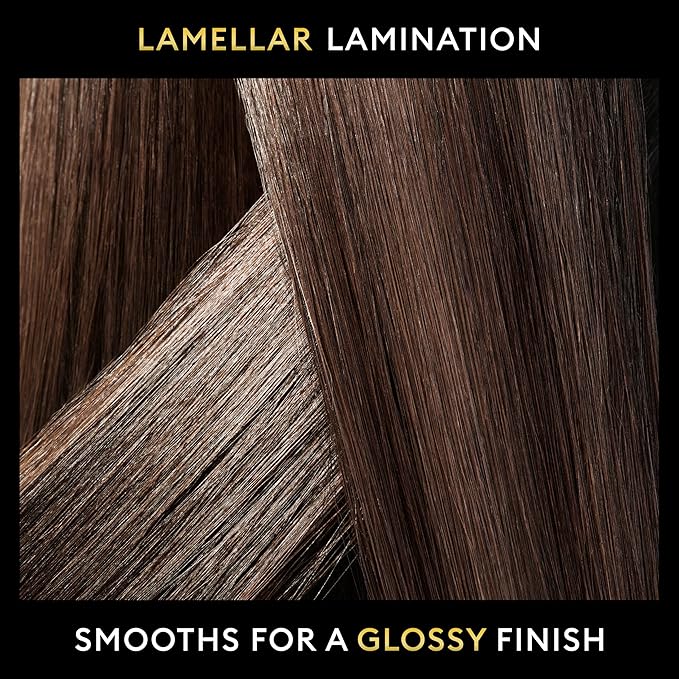 TRESemmé Lamellar Gloss Shampoo, Conditioner and Shine Spray for Brilliant Gloss & Sleek Finish Ultimate Shine with Heat Protection, 3 pack