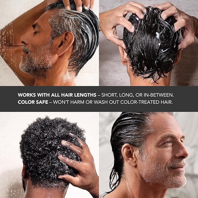 Caldera + Lab The Shampoo + Conditioner Bundle | Men’s Hair Care Duo for Healthy, Fuller Hair, Sulfate-Free Cleanser & Hydrating Conditioner, Dermatologically Tested - All Hair Types