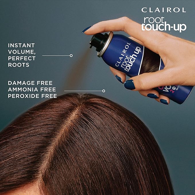 Clairol Root Touch-Up Color + Volume 2-in-1 Temporary Spray, Dark to Medium Blonde Hair Color, Pack of 1