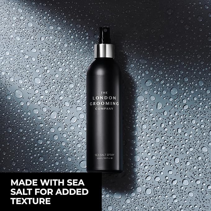Sea Salt Hair Spray for Men | Messy/Textured Look | Firm All-Day Hold - Matte Finish | 8.8 Fl Oz (250ml)