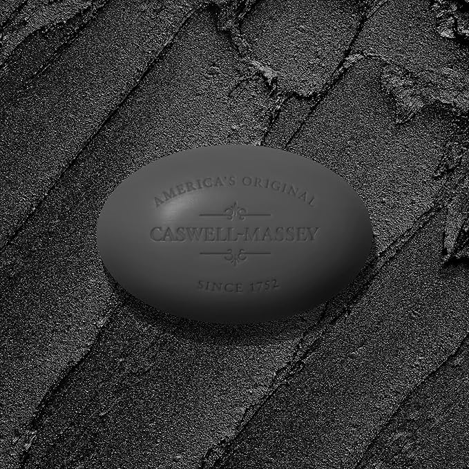 Caswell-Massey OAIRE Castile Bar Soap, Black Clay Men’s Body Wash, Moisturizing Natural Soap for Face, Hands & Bath, Triple-Milled with Essential Oils, Plant-Based & Cruelty-Free, Made in USA, 5.8 oz